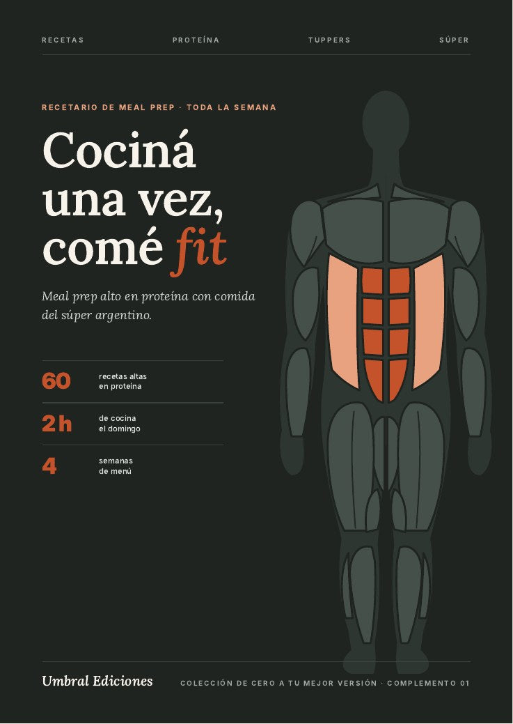 Cociná una vez, comé fit toda la semana — Libro digital