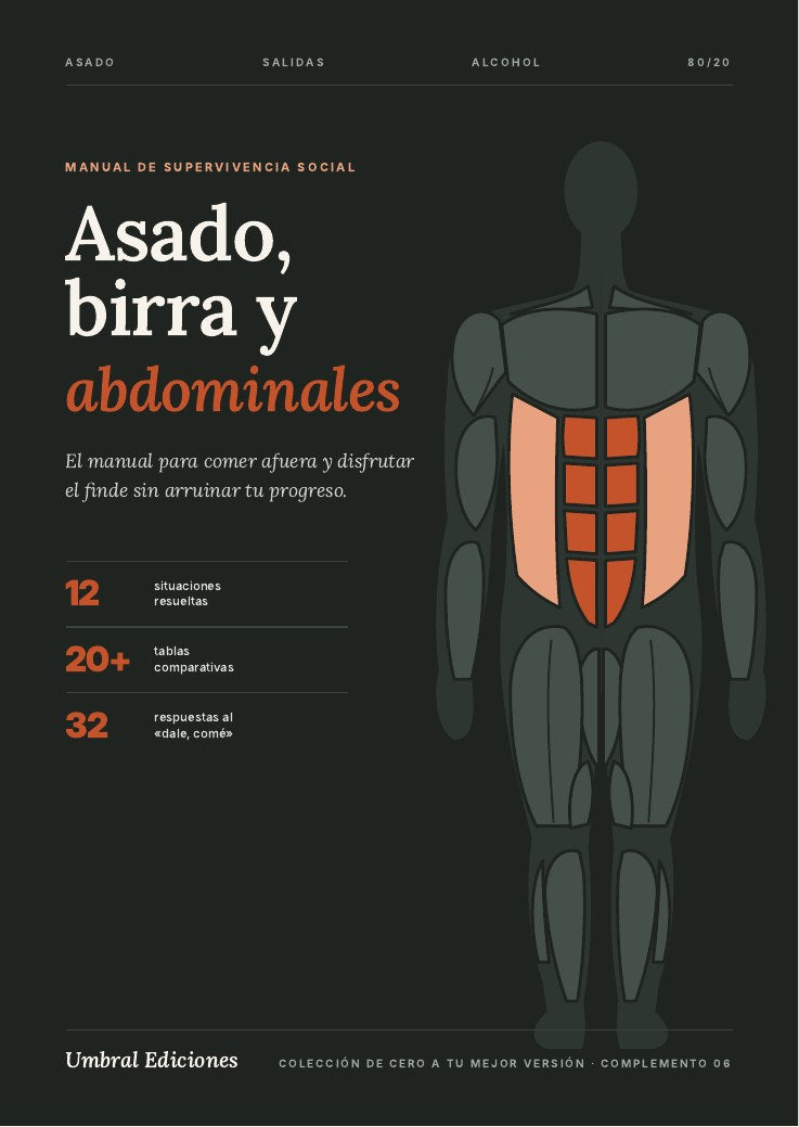 Asado, birra y abdominales — Libro digital